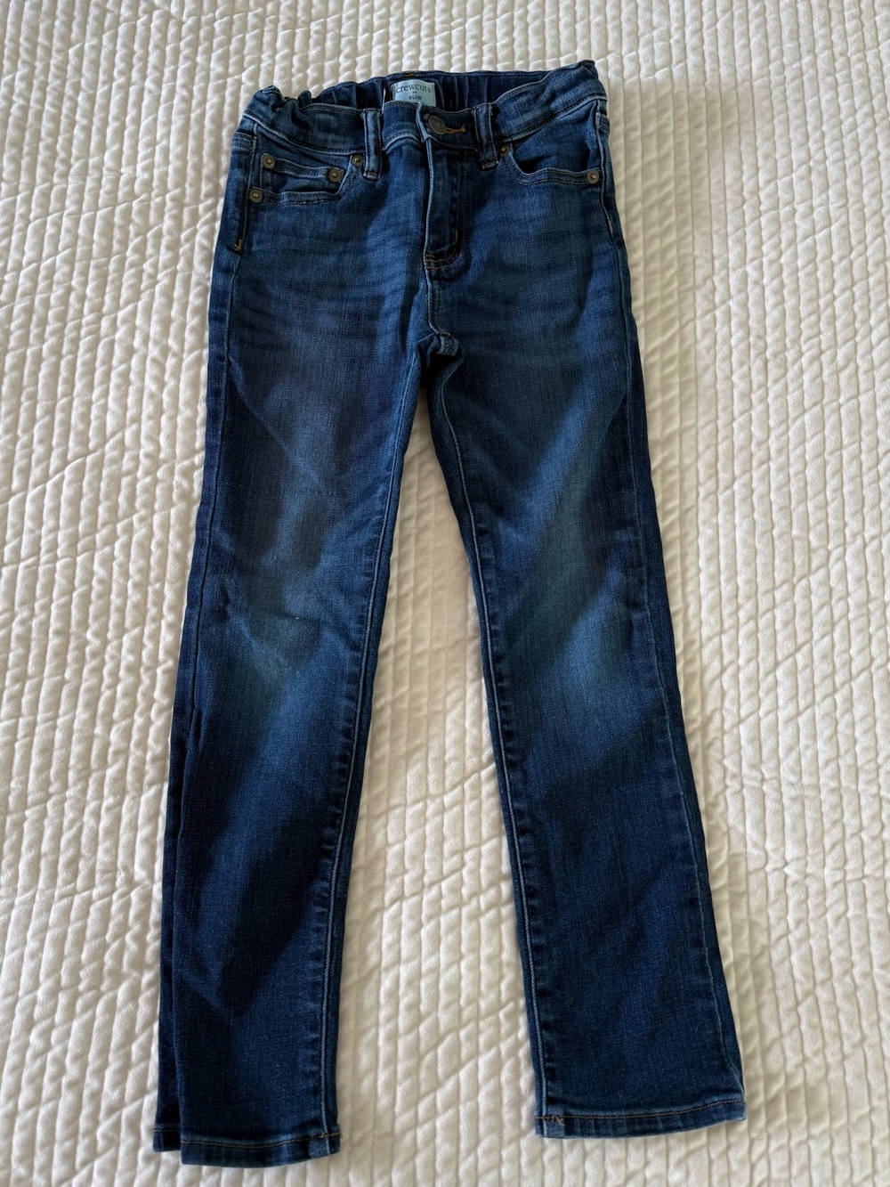 Crewcuts Girls Skinny Jeans in Dark Blue